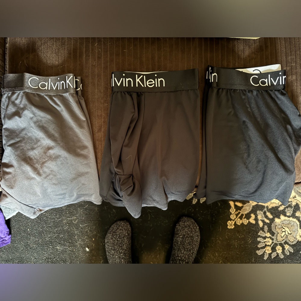 Three pairs of Calvin Klein boxers!